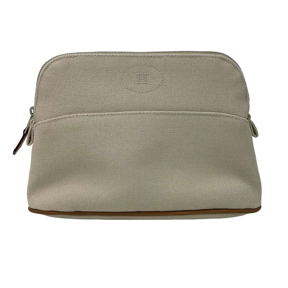 Hermès Bolide Pouch 20 Pouch Canvas Leather